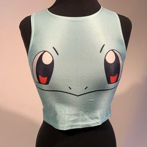 Squirtle Pokémon Crop Tank
